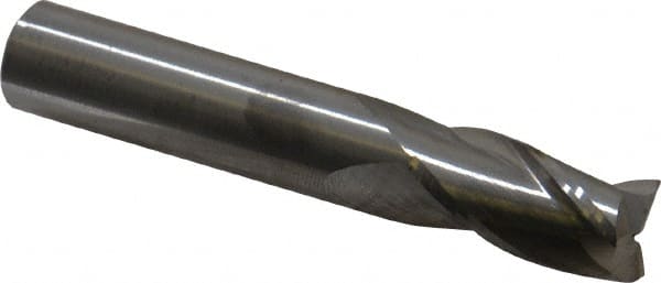 Square End Mill: 1/2'' Dia, 1'' LOC, 1/2'' Shank Dia, 3'' OAL, 3 Flutes, Solid Carbide MPN:11650000