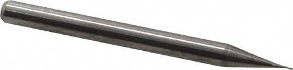 Square End Mill: 0.014'' Dia, 0.042'' LOC, 1/8'' Shank Dia, 1-1/2'' OAL, 2 Flutes, Solid Carbide MPN:12101400