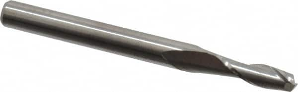 Square End Mill: 5/32'' Dia, 1/2'' LOC, 3/16'' Shank Dia, 2'' OAL, 2 Flutes, Solid Carbide MPN:12115620