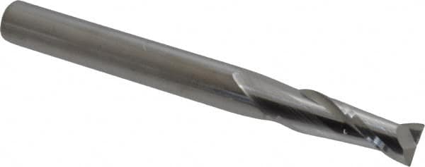 Square End Mill: 15/64'' Dia, 3/4'' LOC, 1/4'' Shank Dia, 2-1/2'' OAL, 2 Flutes, Solid Carbide MPN:12123440