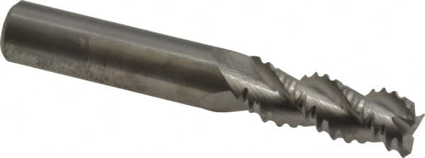 Square End Mill: 3/8'' Dia, 7/8'' LOC, 3/8'' Shank Dia, 2-1/2'' OAL, 3 Flutes, Solid Carbide MPN:13437500