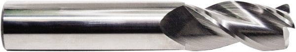Corner Radius End Mill: 4 mm Dia, 11 mm LOC, 0.5 mm Radius, 3 Flutes, Solid Carbide MPN:13815750R.020
