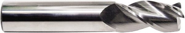 Corner Radius End Mill: 10 mm Dia, 22 mm LOC, 1.5 mm Radius, 3 Flutes, Solid Carbide MPN:13839370R.059