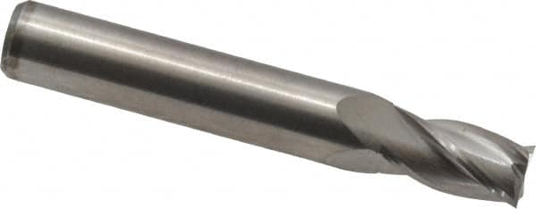 Square End Mill: 9/32'' Dia, 1/2'' LOC, 5/16'' Shank Dia, 2'' OAL, 4 Flutes, Solid Carbide MPN:16328120