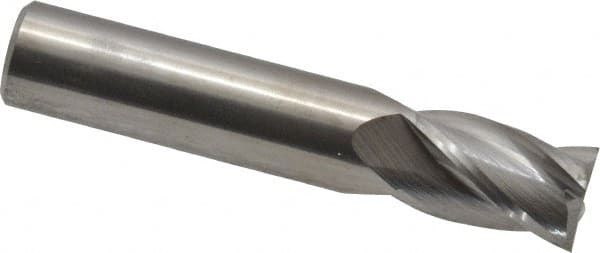 Square End Mill: 3/8'' Dia, 5/8'' LOC, 3/8'' Shank Dia, 2'' OAL, 4 Flutes, Solid Carbide MPN:16337500