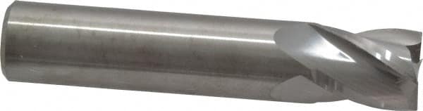 Square End Mill: 1/2'' Dia, 5/8'' LOC, 1/2'' Shank Dia, 2-1/2'' OAL, 4 Flutes, Solid Carbide MPN:16350000