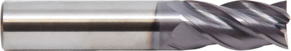 Square End Mill: 1'' Dia, 1'' LOC, 1'' Shank Dia, 4'' OAL, 4 Flutes, Solid Carbide MPN:17710000AW