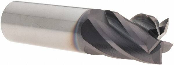 Square End Mill: 1'' Dia, 1-1/2'' LOC, 1'' Shank Dia, 4'' OAL, 5 Flutes, Solid Carbide MPN:17810010A