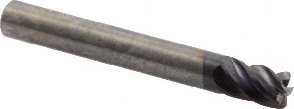 Corner Radius End Mill: 1/4