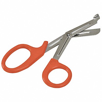 Medical Shears 5/16 In L Orange Serrated MPN:27-755-050