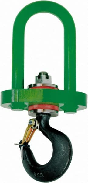 #4 Hook, 2 Ton Capacity, Alloy Steel Swivel Hoist Hook MPN:16355