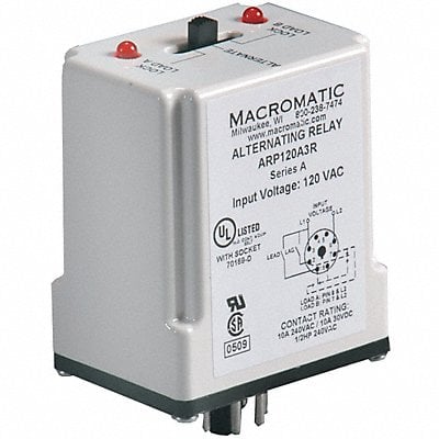 Alternating Relay 24V DPDT Cross-Wired MPN:ARP024A3R