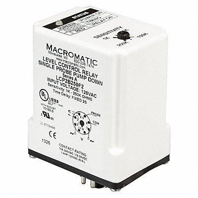 Control Relay Single Pump Down 120V MPN:LCP2B250F2