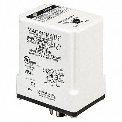 Control Relay Dual Pump Down 120V MPN:LCP2D100