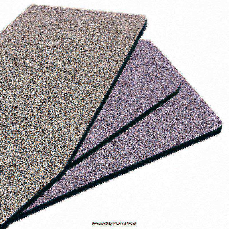 Adhesive Back Sanding Sheet: Aluminum Oxide, 180 Grit, 2-1/2