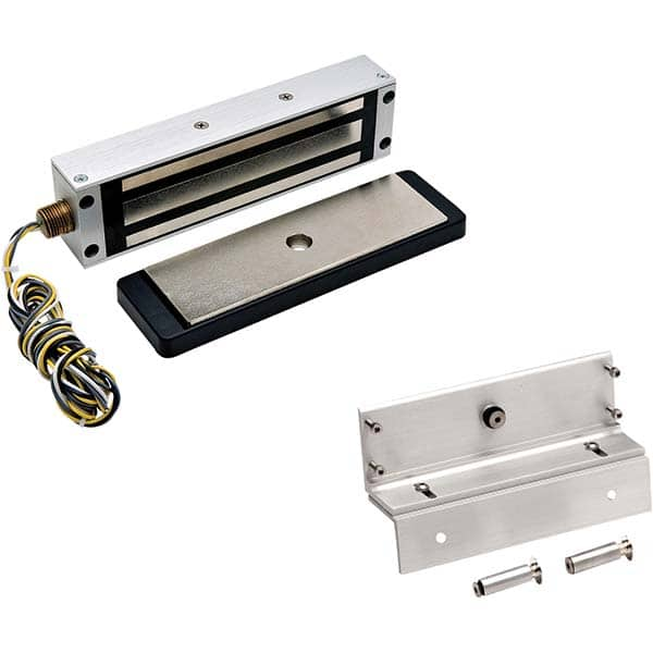 Electromagnet Locks, Average Magnetic Pull: 1200.0lb , Timer: No , Finish: Aluminum  MPN:2013 GLB