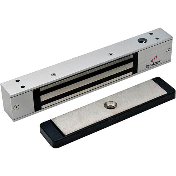 Electromagnet Locks, Average Magnetic Pull: 650.0lb , Timer: No , Finish: Aluminum  MPN:2511