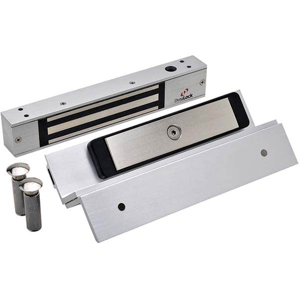 Electromagnet Locks, Average Magnetic Pull: 650.0lb , Timer: No , Finish: Aluminum  MPN:2511TJ