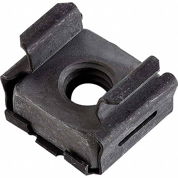 Clip On & Floating Nuts, U Nut Type: Extruded Tapped Hole , Type: Cage Nut , Finish/Coating: Black Phosphate , Material: Spring Steel  MPN:ADVD7957-5618-4