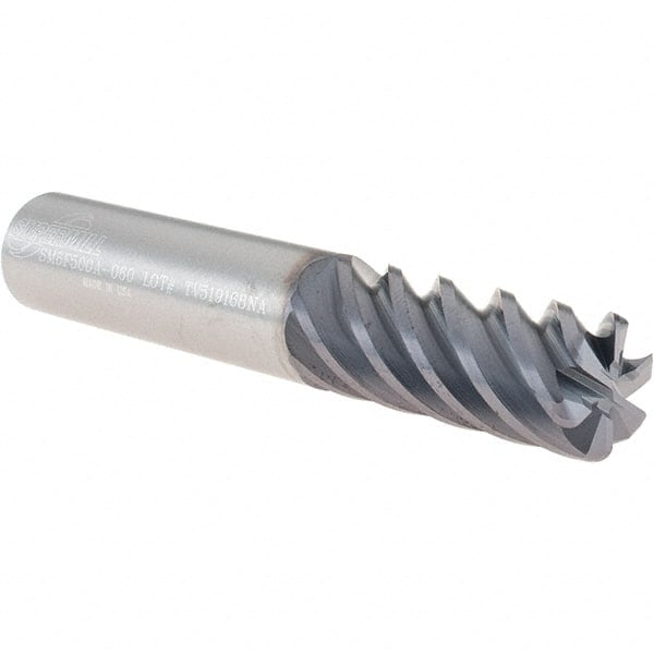 Corner Radius End Mill: 1/2