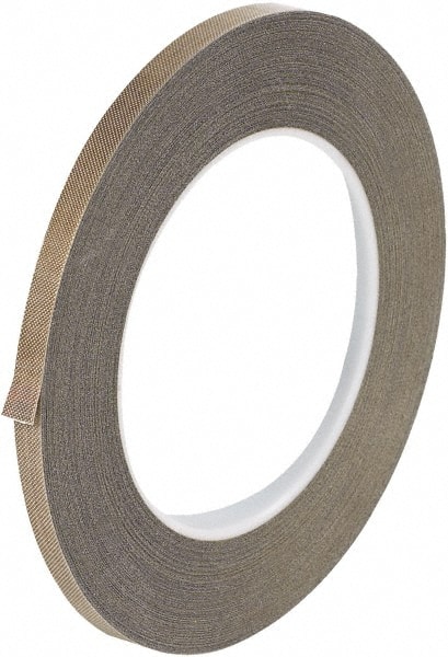 Glass Cloth Tape: 18 yd Long, Brown, Polytetrafluroethylene MPN:T961213