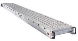 8 Ft. Long x 12 Inches Wide, 1 Man Aluminum Decorator Plank MPN:20220