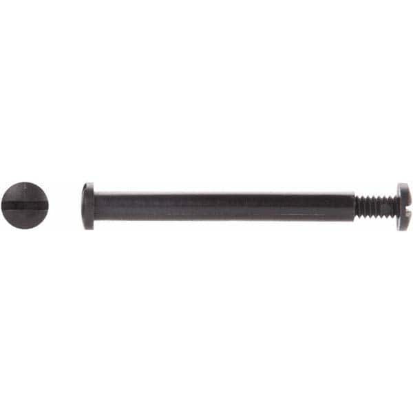 #10-24 Thread Screw & Barrel, Pan Head, Slotted Drive, Nylon Sex Bolt & Binding Post MPN:BB-1024-500-B