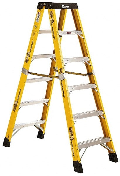 5-Step Fiberglass Step Ladder: Type IAA, 12' High MPN:36712