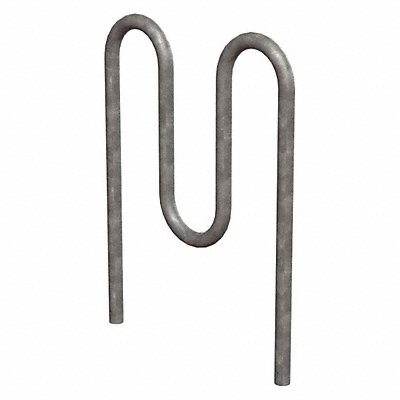 Bike Rack Galv (5)Bikes 46 in H 3 in W MPN:QS-H36-5-IG-G