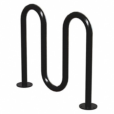 Bike Rack Blk (5) Bikes 36 in H 3 in W MPN:QS-H36-5-SF-B