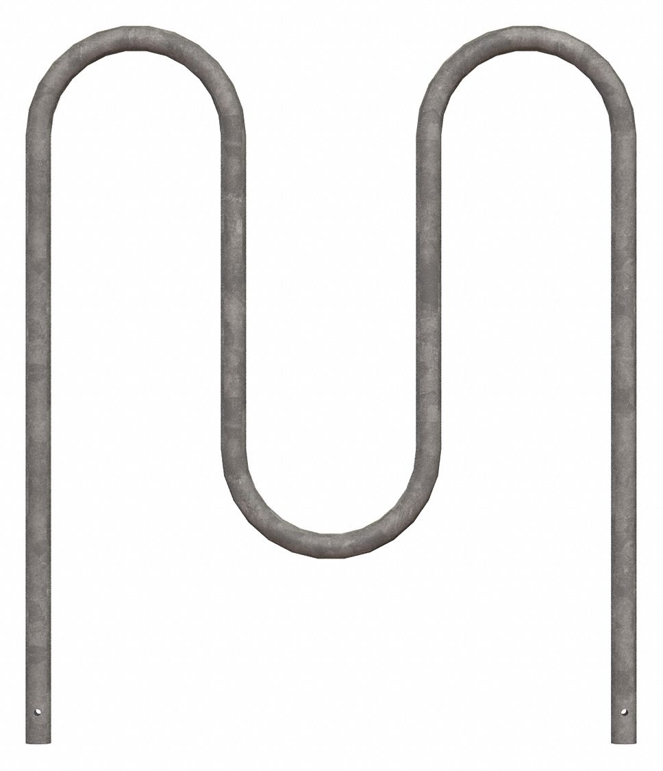 Bike Rack Silver 36 H 39 L Steel MPN:QS-WP36-5-IG-G