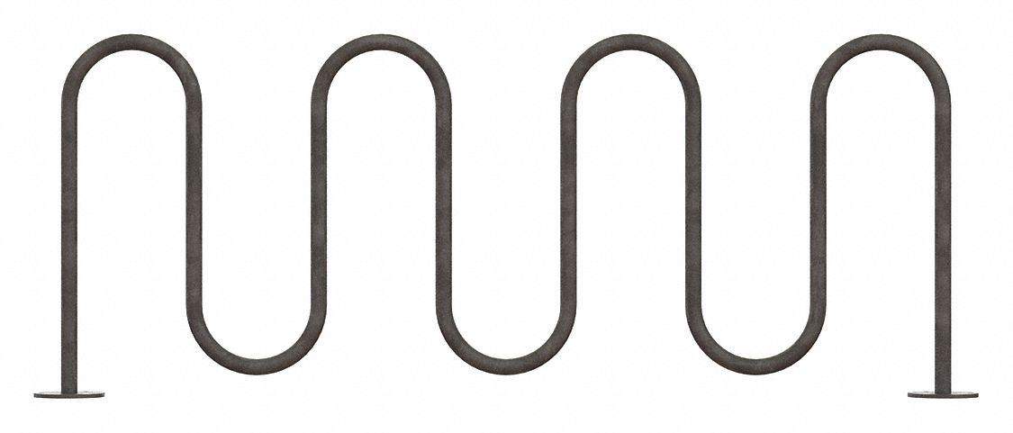 Bike Rack Silver 36 H 89 L Steel MPN:QS-WP36-9-SF-G