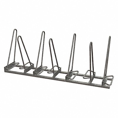 Bike Rack Galv (7)Bikes 77in.L 24-3/4inW MPN:SHK-DBL-7-G