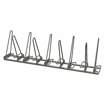 Bike Rack Galv (9)Bikes 101inL 24-3/4inW MPN:SHK-DBL-9-G