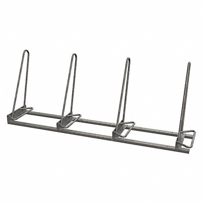 Bike Rack Galv (4)Bikes 77 inL 22-1/4inW MPN:SHK-SNG-4-G