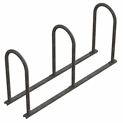 Bike Rack 2-Sided 6-Bike 60 in Silver MPN:UT160-6-G