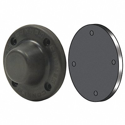 Magnetic Door Holder EPDM Rubber Black MPN:D3X1BLP
