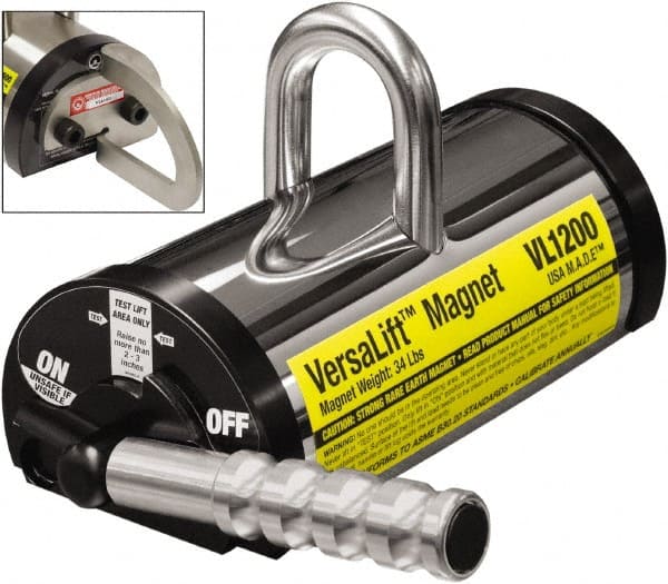 Lifting Magnet: 1,200 lb Limit MPN:VL1200LUG