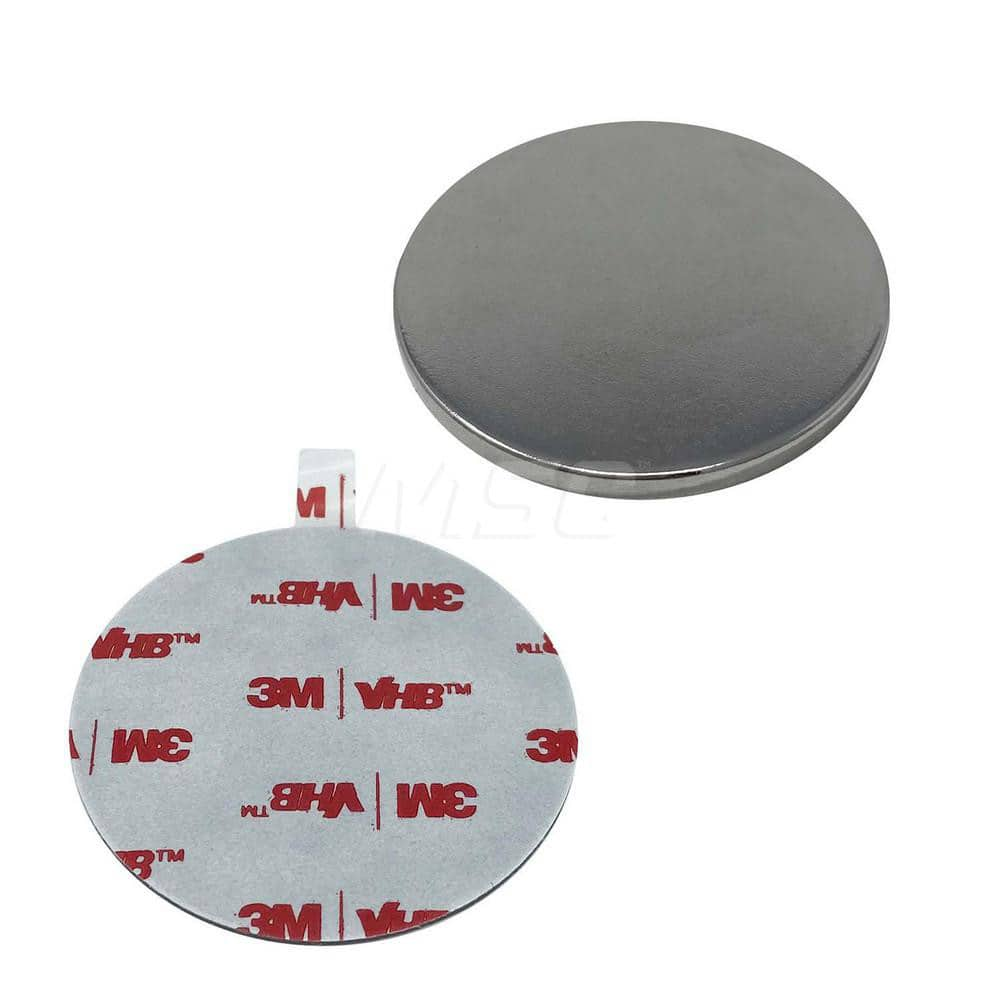 Rare Earth Disc & Cylinder Magnets, Rare Earth Metal Type: Rare Earth, Diameter (Inch): 0.750, Overall Height: 0.063 in, Height (Inch): 0.063 in MPN:CMP7506P1ADH