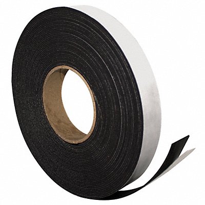 Flexible Magnetic Strip with Adhesive - 120'' L x 1'' W x 0.06