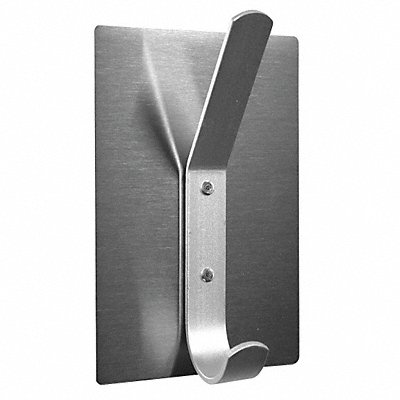 Magnetic Coat Hook 4 in W Satin Steel MPN:CHH-10