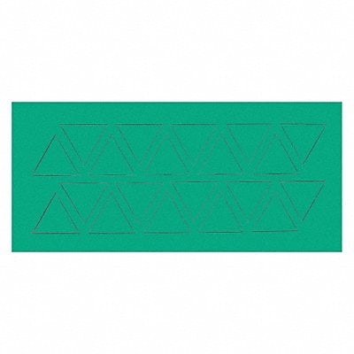 Magnetic Triangles 3/4 in W Green PK20 MPN:FI-326