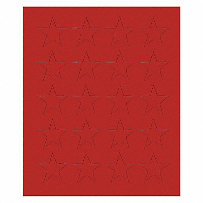 Magnetic Stars 3/4 in W Red PK20 MPN:FI-523