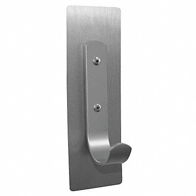 Magnetic Coat Hook 2 in W Satin Steel MPN:HBH-5