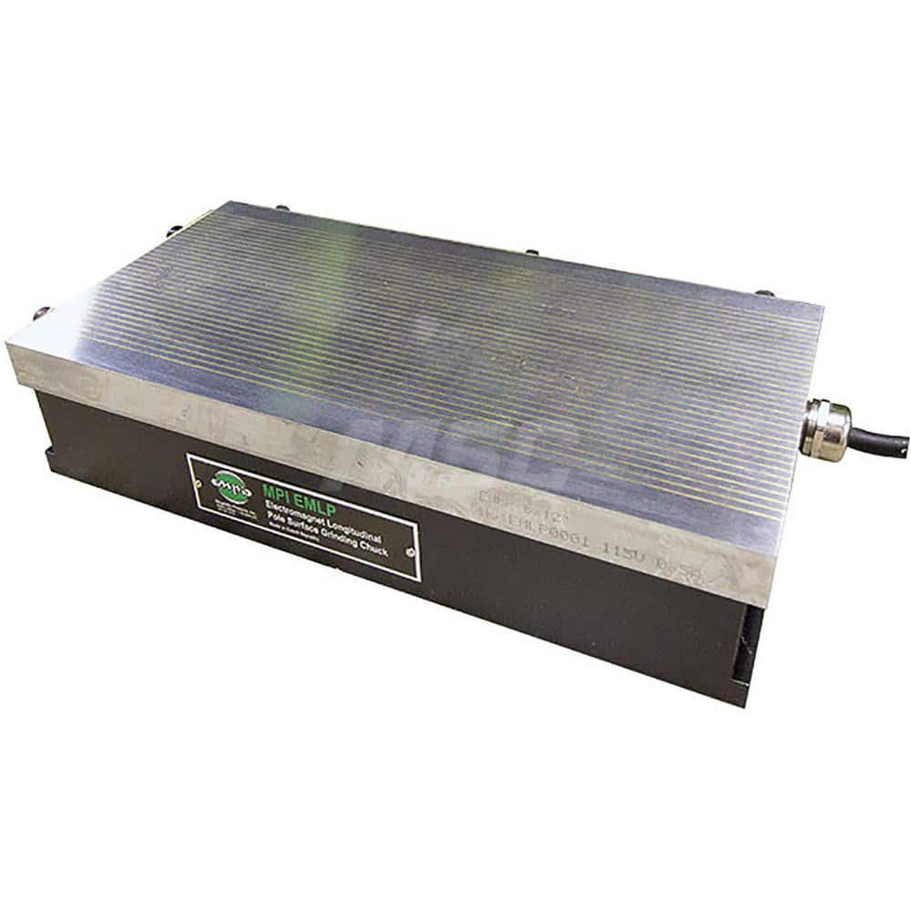 Electromagnetic Chucks, Shape: Rectangle , Pole Alignment: Transverse  MPN:EMTP-300800-SGC