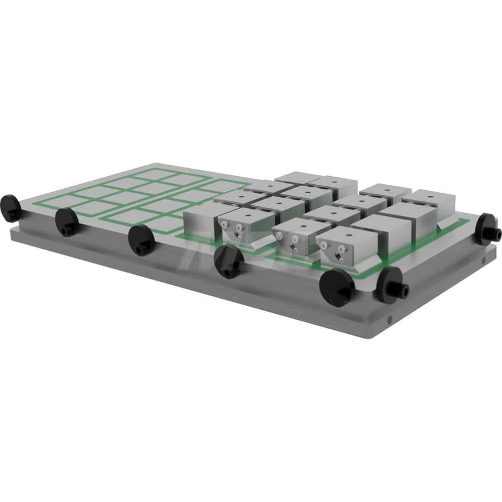 Electro-Permanent Magnetic Chucks, Length (Inch): 18 , Width/Diameter (Inch): 12 , Height (Inch): 2  MPN:MM-50-300430-EP