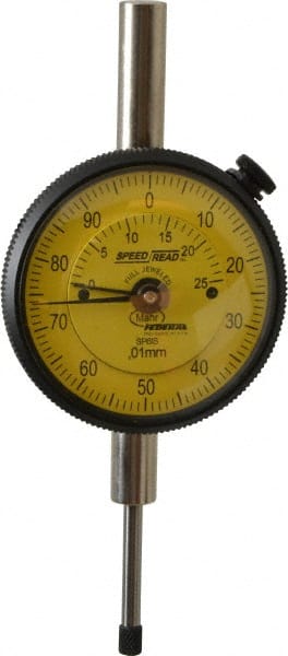 25mm Range, 0-100 Dial Reading, 0.01mm Graduation Dial Drop Indicator MPN:2012381