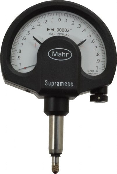 0 Inch Graduation, 0.001 Inch Max Measurement, Dial Comparator Gage MPN:4335900