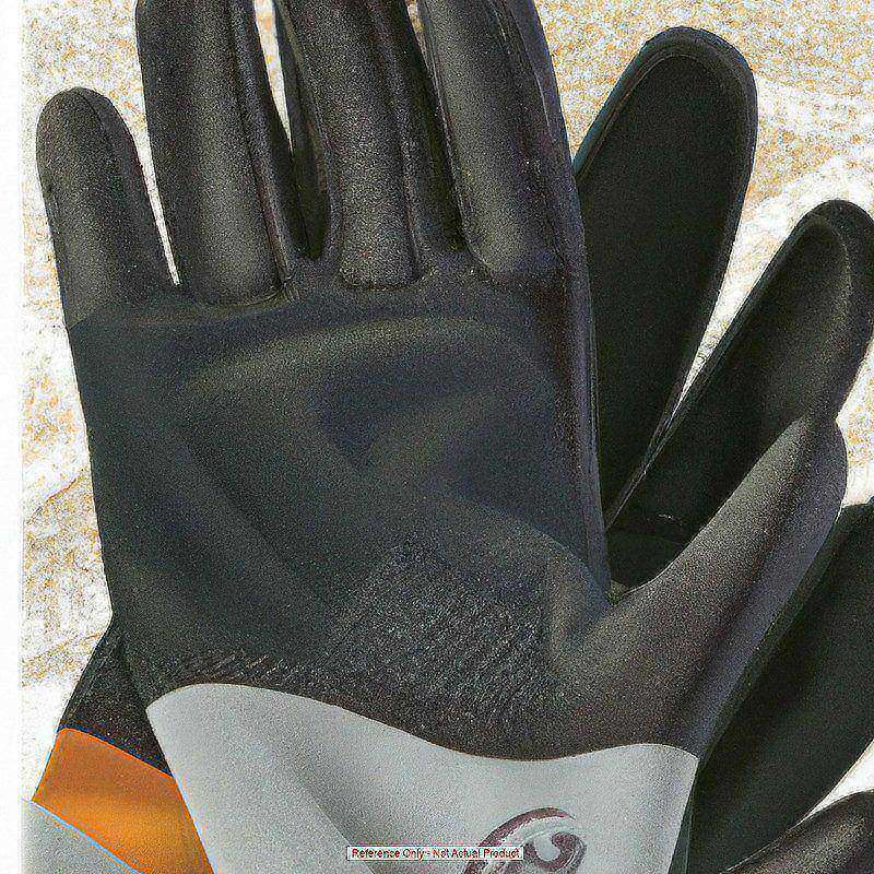 Elastic Wrist Glove Blk/Ylw XL PK12 MPN:21242HY/11