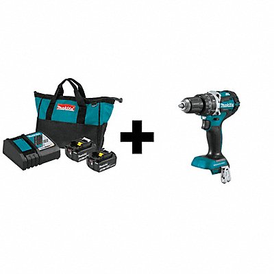 18V LXT BL 1/2 Hammer Drill/Driver MPN:XPH12Z + BL1840BDC2